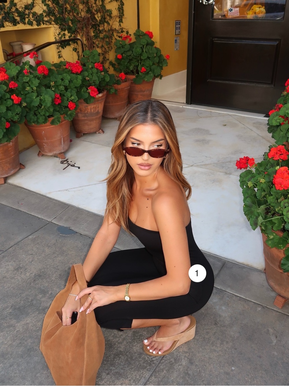 True desire strapless jumpsuit black